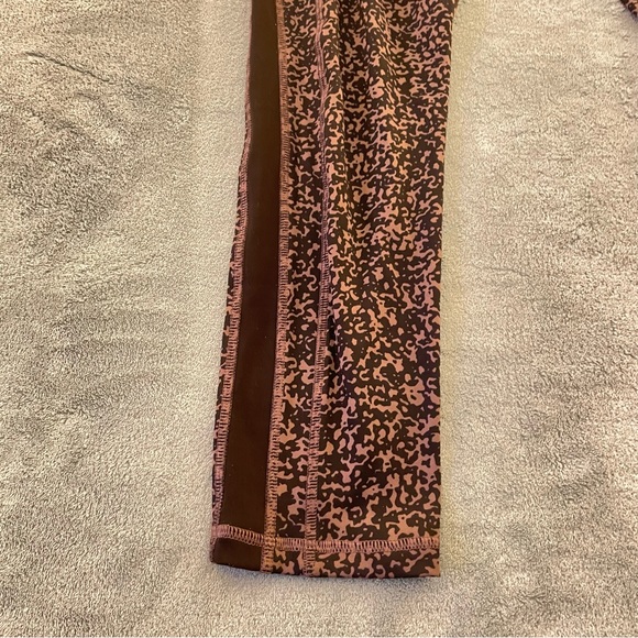 X by Gottex Leggings Black Brown Abstract Print High Rise Stretchy Size XL - Picture 10 of 12